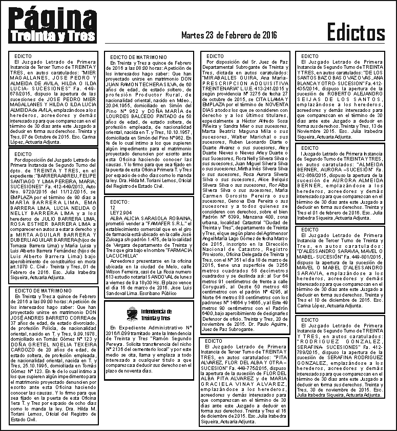 edictos 23-2-16