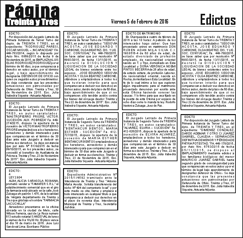 edictos 5-2-16