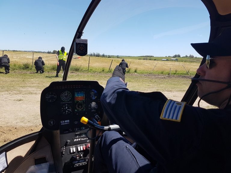 Helicóptero policial