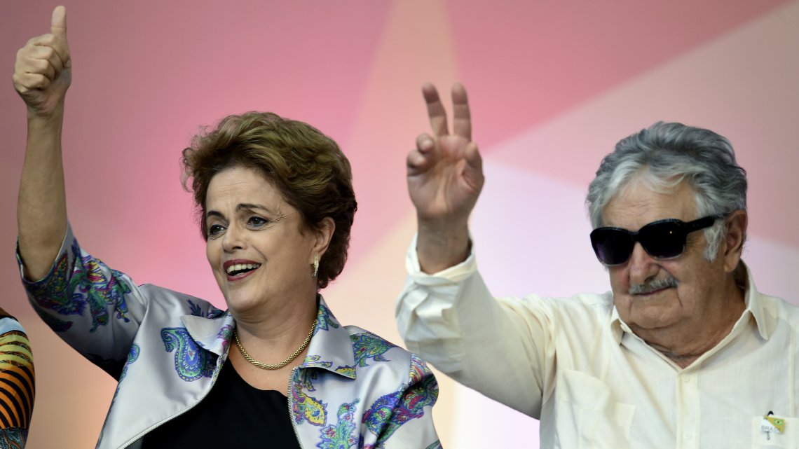 Dilma - Mujica -observador