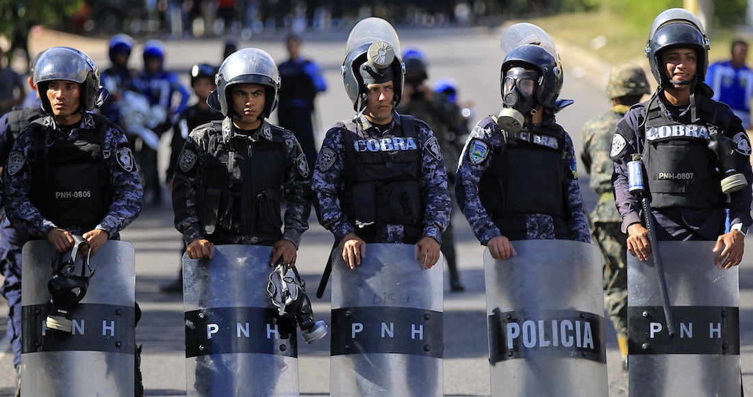 Policía honduras