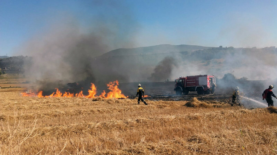 Campo incendiado