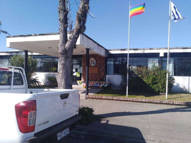 Banderas en Nueva Helvecia