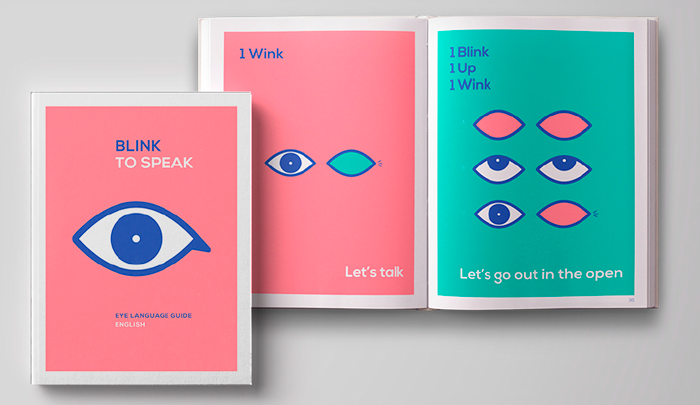 Pestañea para hablar