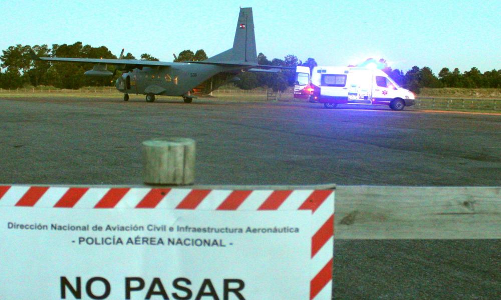 Traslado sanitario en avión