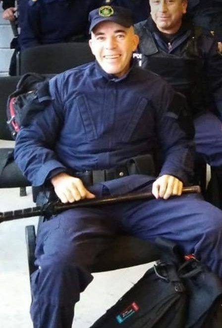 Luis Larronda -policía herido