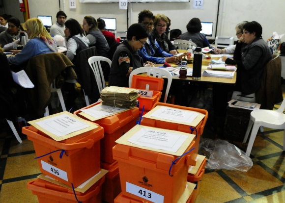 Mesas conteo de votos