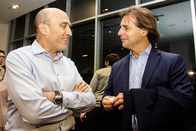 Luis Lacalle Pou y Daniel Martinez