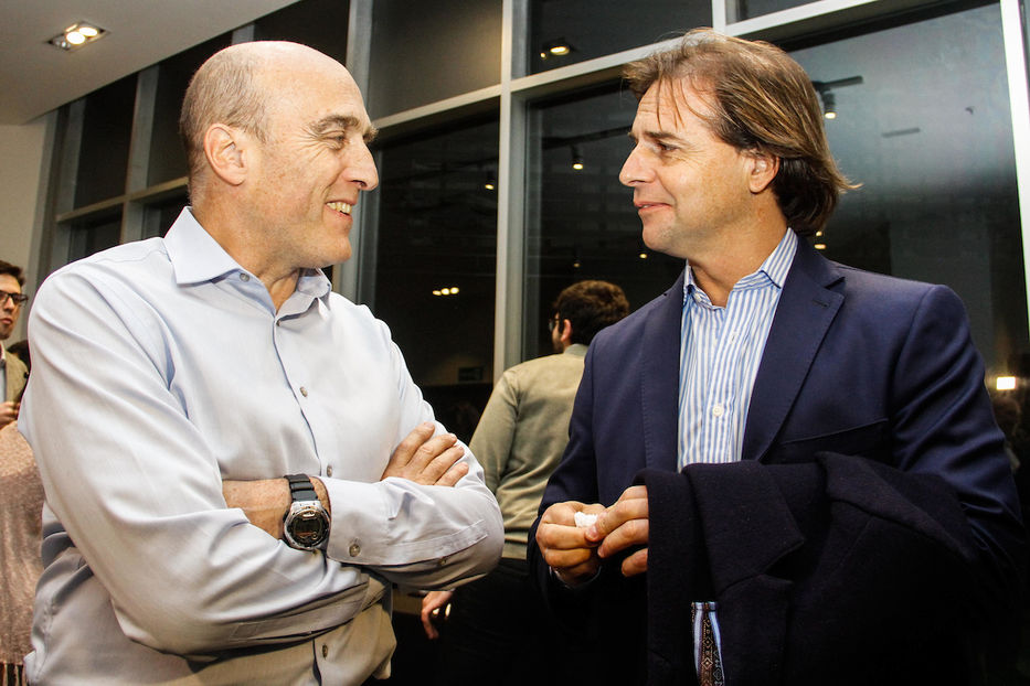 Luis Lacalle Pou y Daniel Martinez