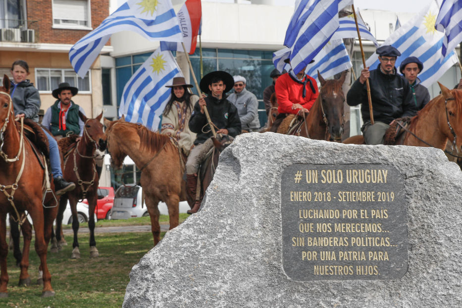 Movilizaicon de #UN SOLO URUGUAY