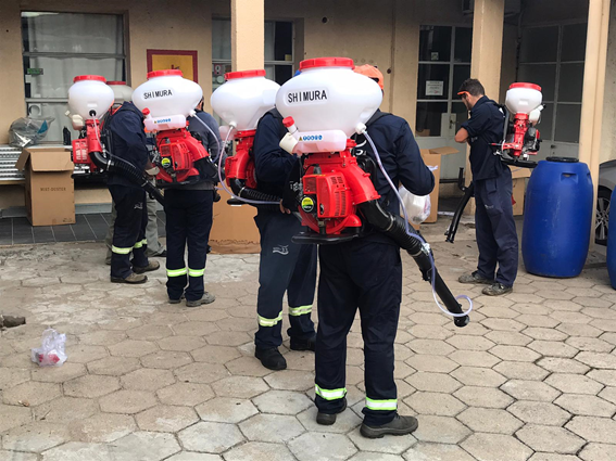 Entrenamiento fumigadores