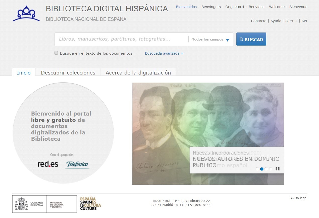 biblioteca digital hispanica