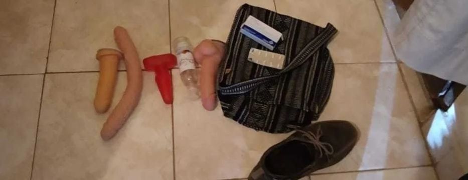 Juguetes sexuales incautados