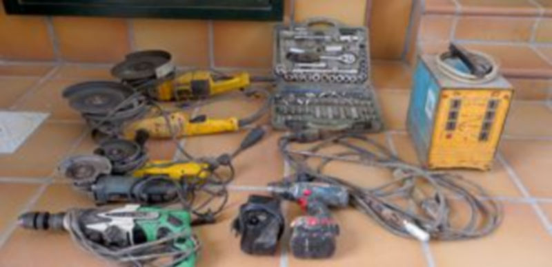 Herramientas robadas