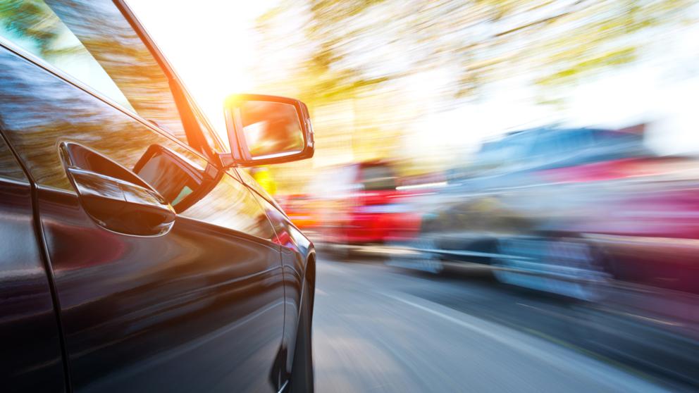 Auto, calle,velocidad