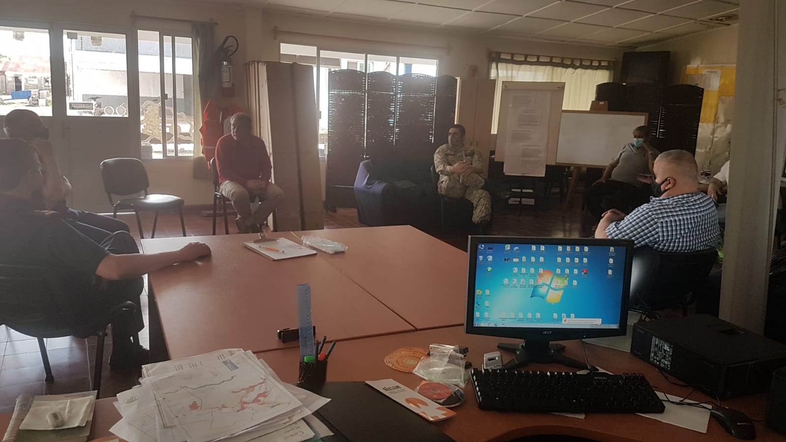 Reunión autoridades covid