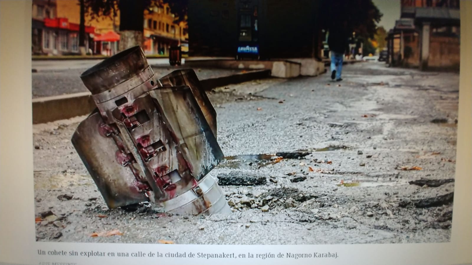 misil en la calle