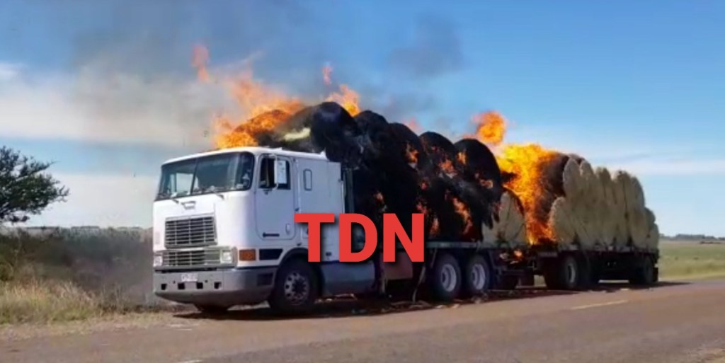 incendio camión salto