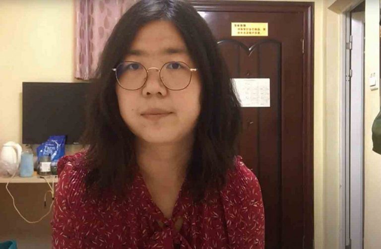 Reportera china condenada por informar sobre covid-19