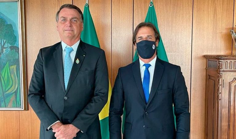 Bolsonaro y Luis A. Lacalle Pou