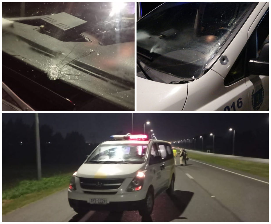 Disparos a policía caminera