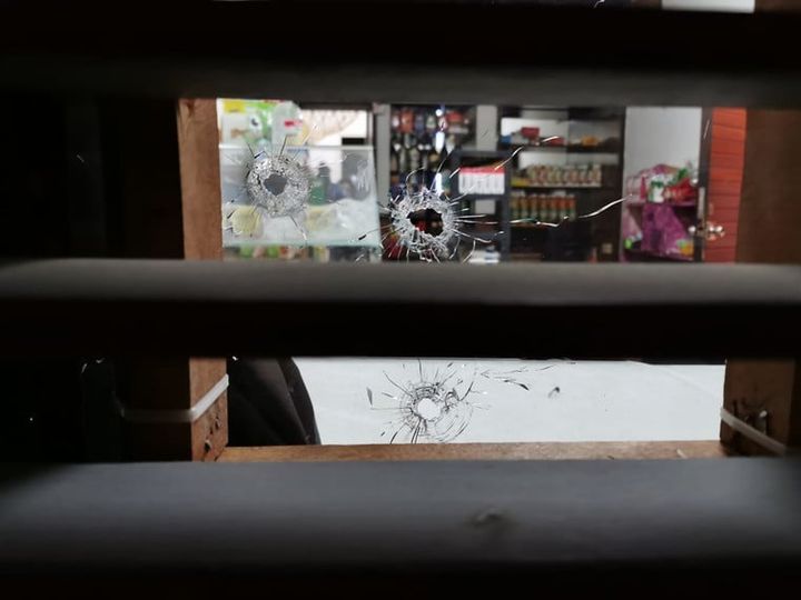 Disparos en la ventana