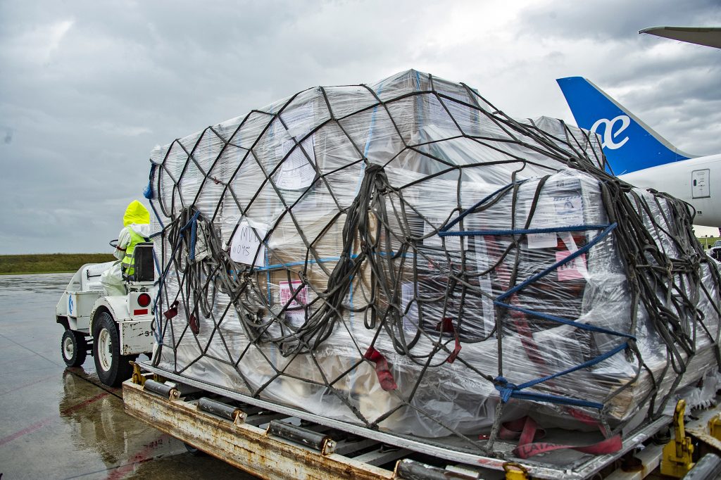 Donación de respiradores desde Arabia Saudita