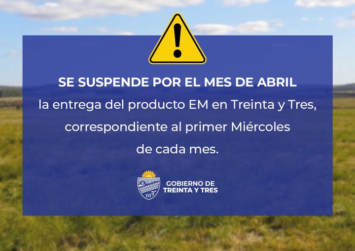 EM suspendido
