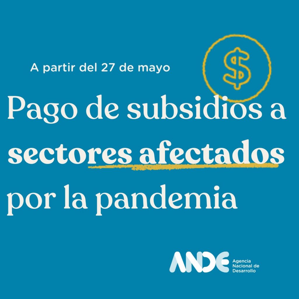 Pago de subsidios ANDE