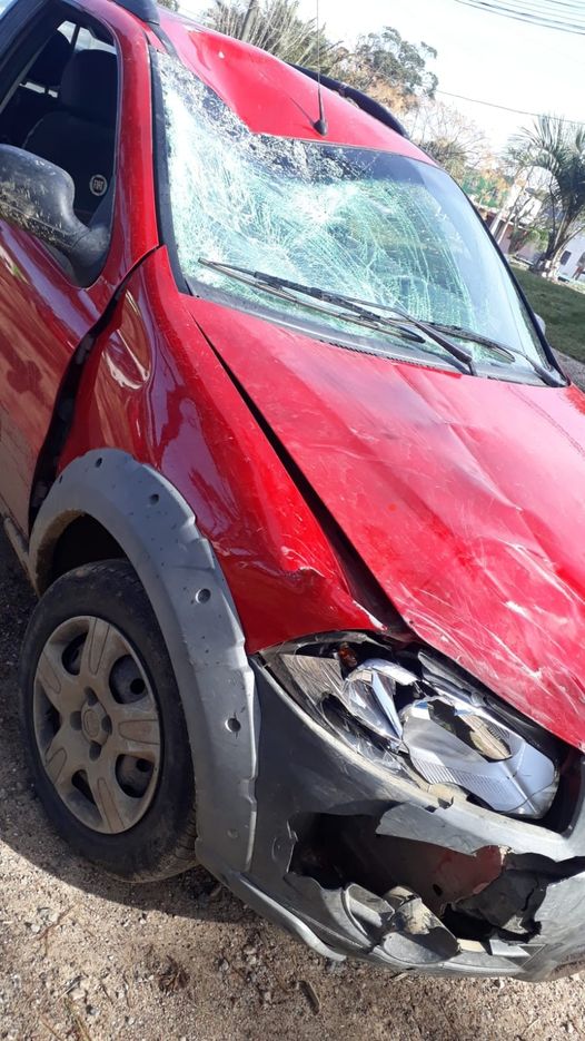 Atropelló un ciclista y se dió a la fuga