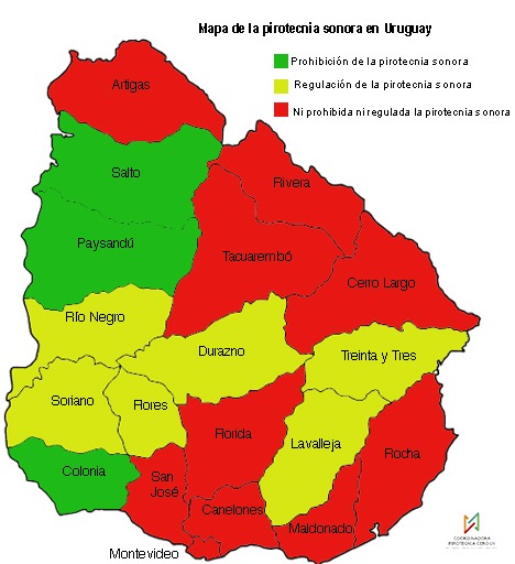 Regulación de pirotecnia sonora