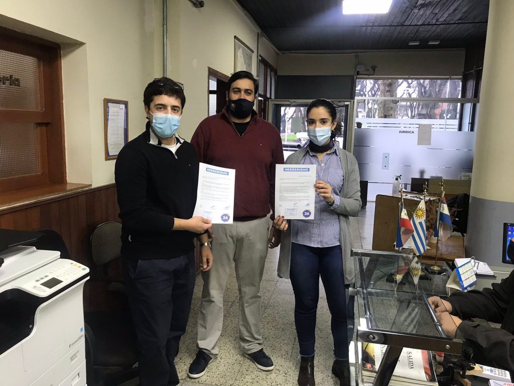 foto ediles Silvera, Zunino y Uran