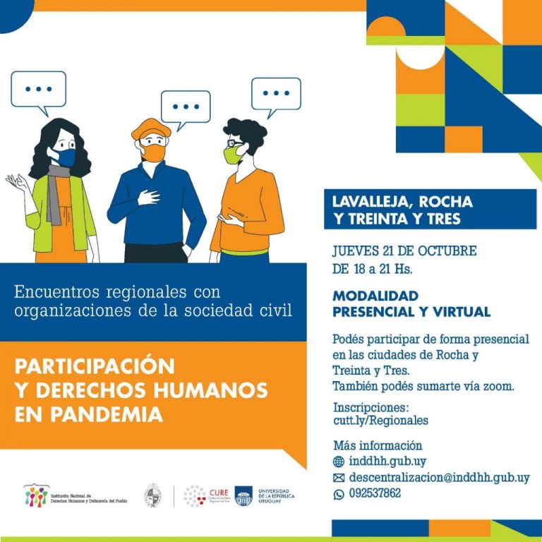 INDHH_CURE organizaciones Sociales invitacion