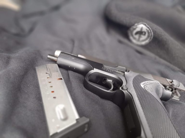 Arma incautada al jugador