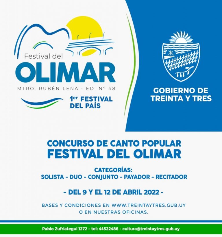 Llamado concurso canto