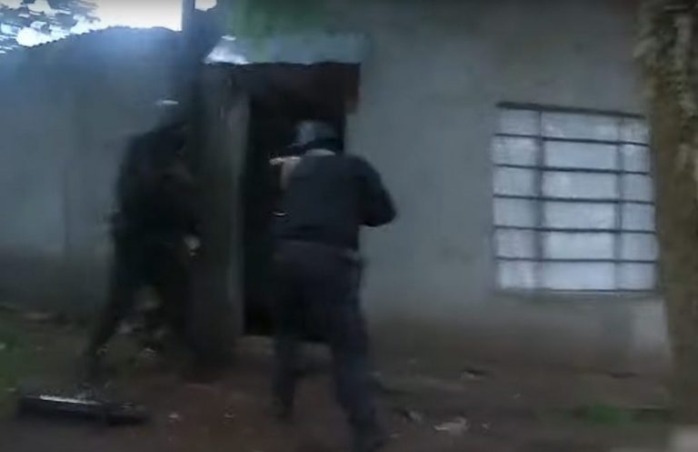 Policía en operativo