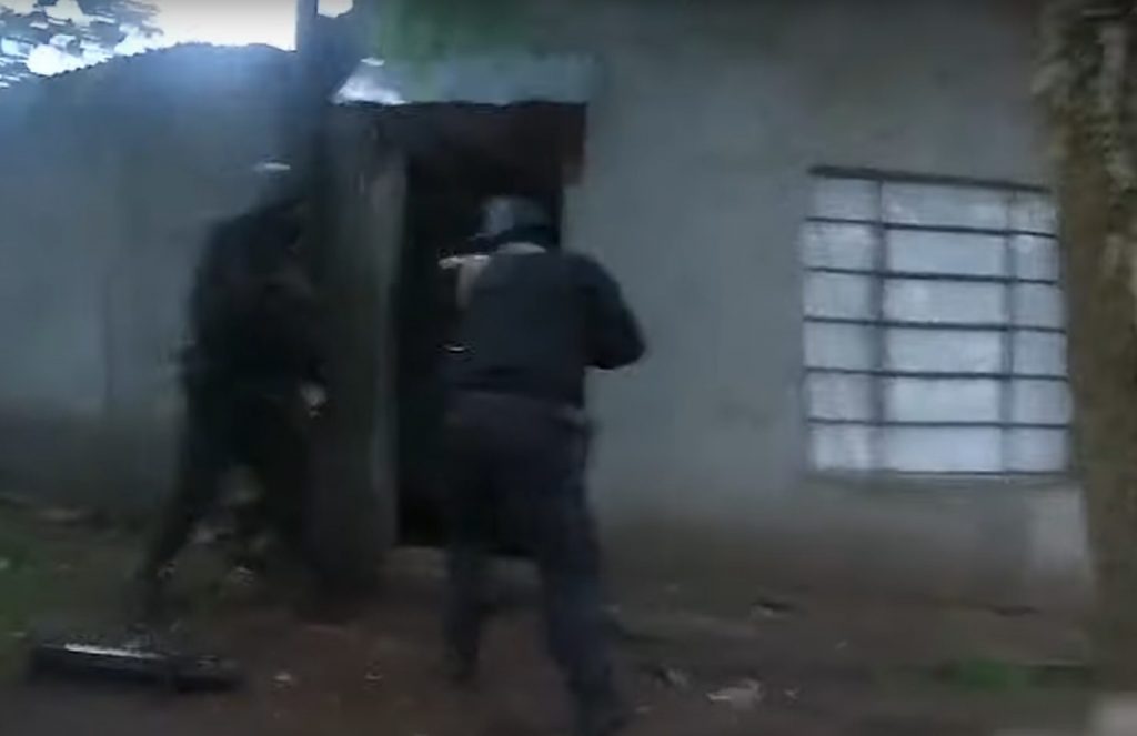 Policía en operativo