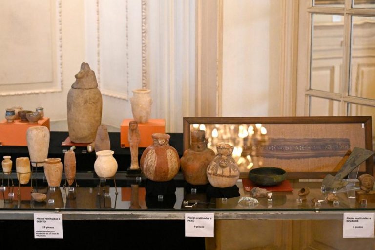 Piezas de arte incautadas