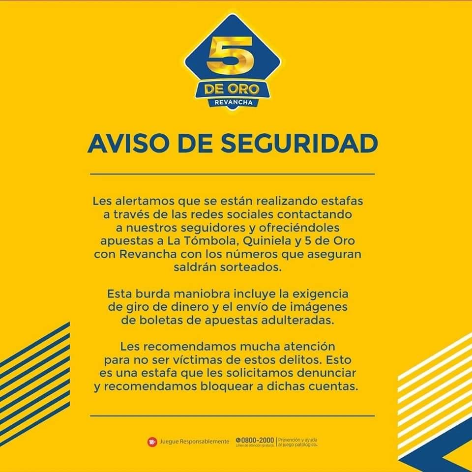Estafa 5 de oro