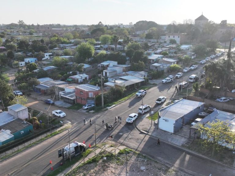 Operación policial en Salto