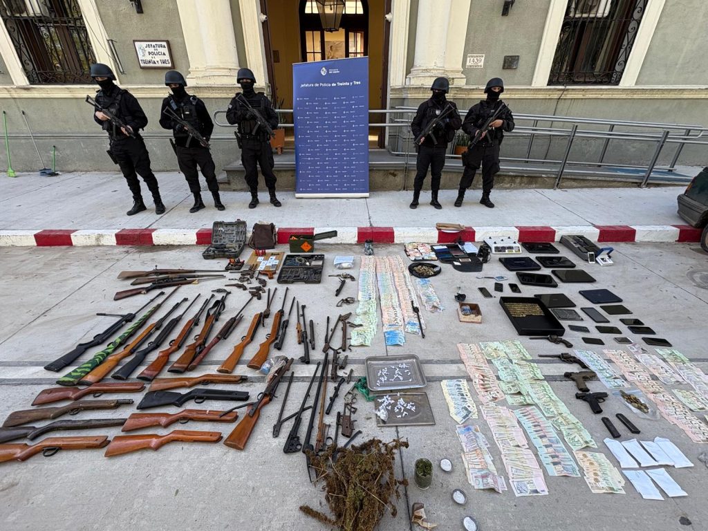 Golpe al narcotráfico en Treinta y Tres