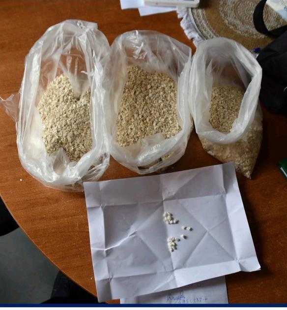 Clorhidrato de Cocaína camuflada en paquetes de avena laminada