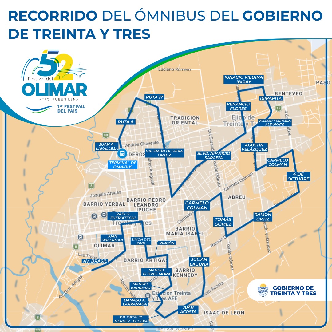 Recorrido bus
